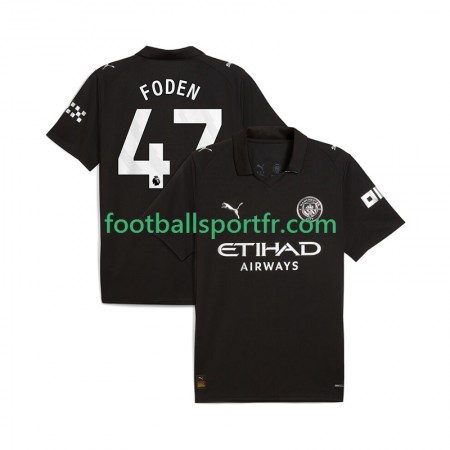 Tenue Manchester City Phil Foden 47 Exterieur 2025-2026 Maillot de Foot